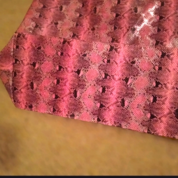 Saks Fifth Avenue Faux Snake Skin Large Tote - Picture 4 of 6